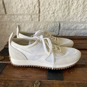 New Rag & Bone Retro Runner Mesh Sneaker Size 8.5 (38.5) - Off White
